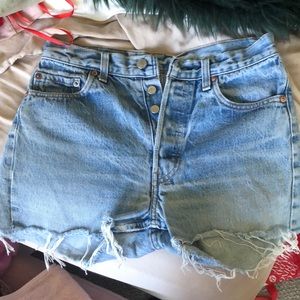 Levi’s vintage denim shorts
